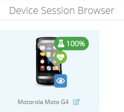 Device Session Browser