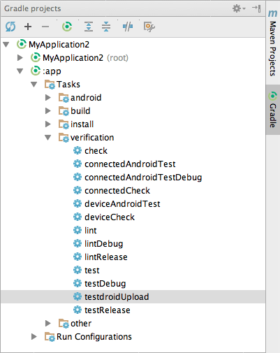 App setup