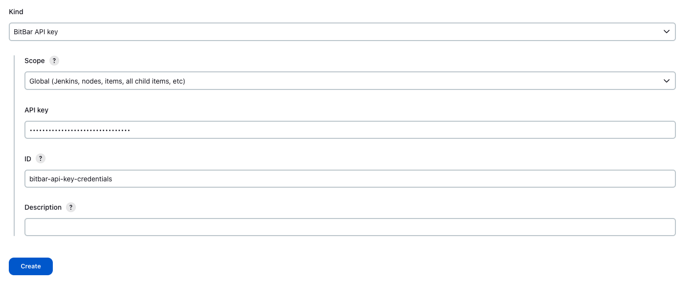 Credentials setup