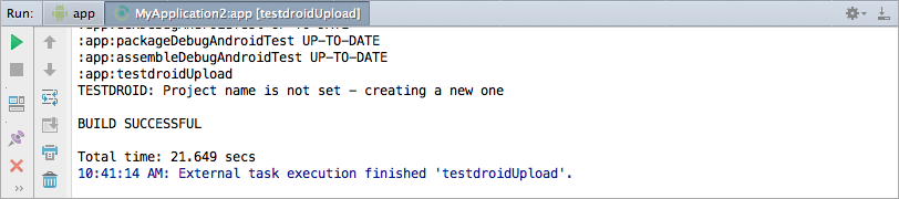 Run log