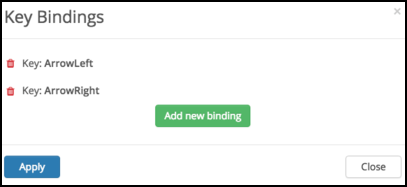 Key bindings