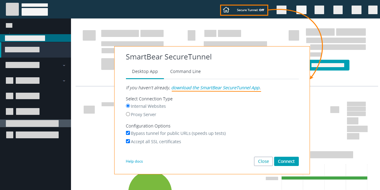 Download the desktop Tunnel application