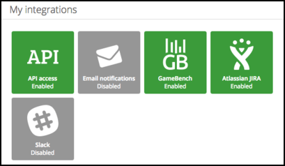 Slack in My Integrations