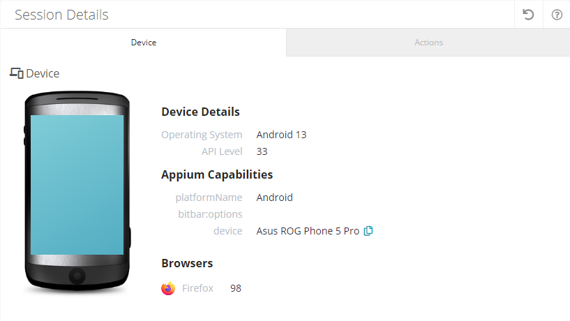 Device info