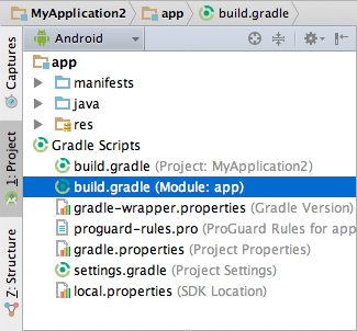 The build.gradle file