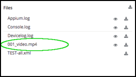 Resulting files