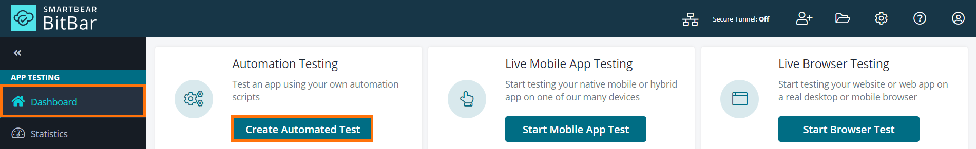 Creating an automated test