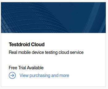 TestDroid Cloud in IBM