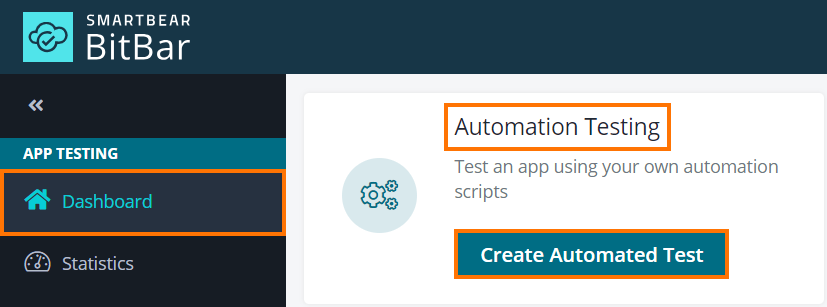 Start creating an automated desktop test